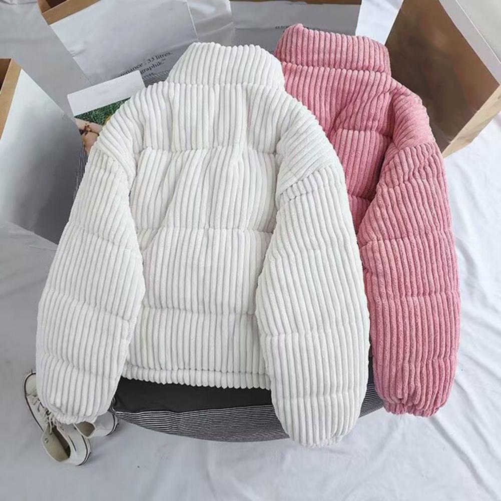 Puffer Jacket Women Down - Polyester Şişme Mont Kadın Kordonlu Şişme