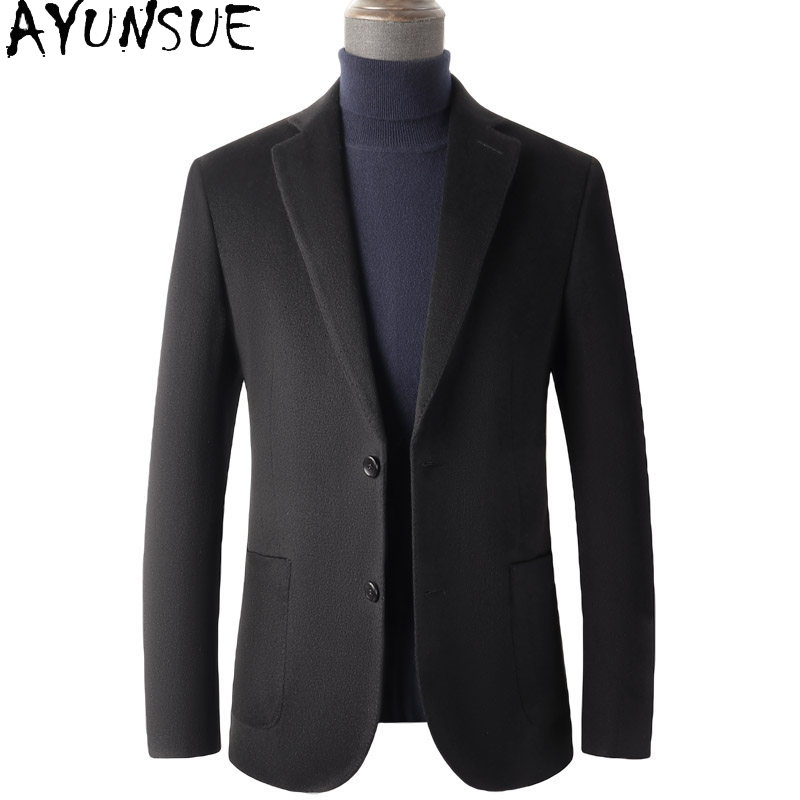 Quality Winter Clothing Jacket - AYUNSUE % 80% Yün Paltolar Erkek