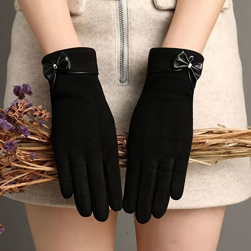 Winter Clothing Essential - Kışlık Kadın Fiyonklu Dokunmatik Ekranlı Sıcak