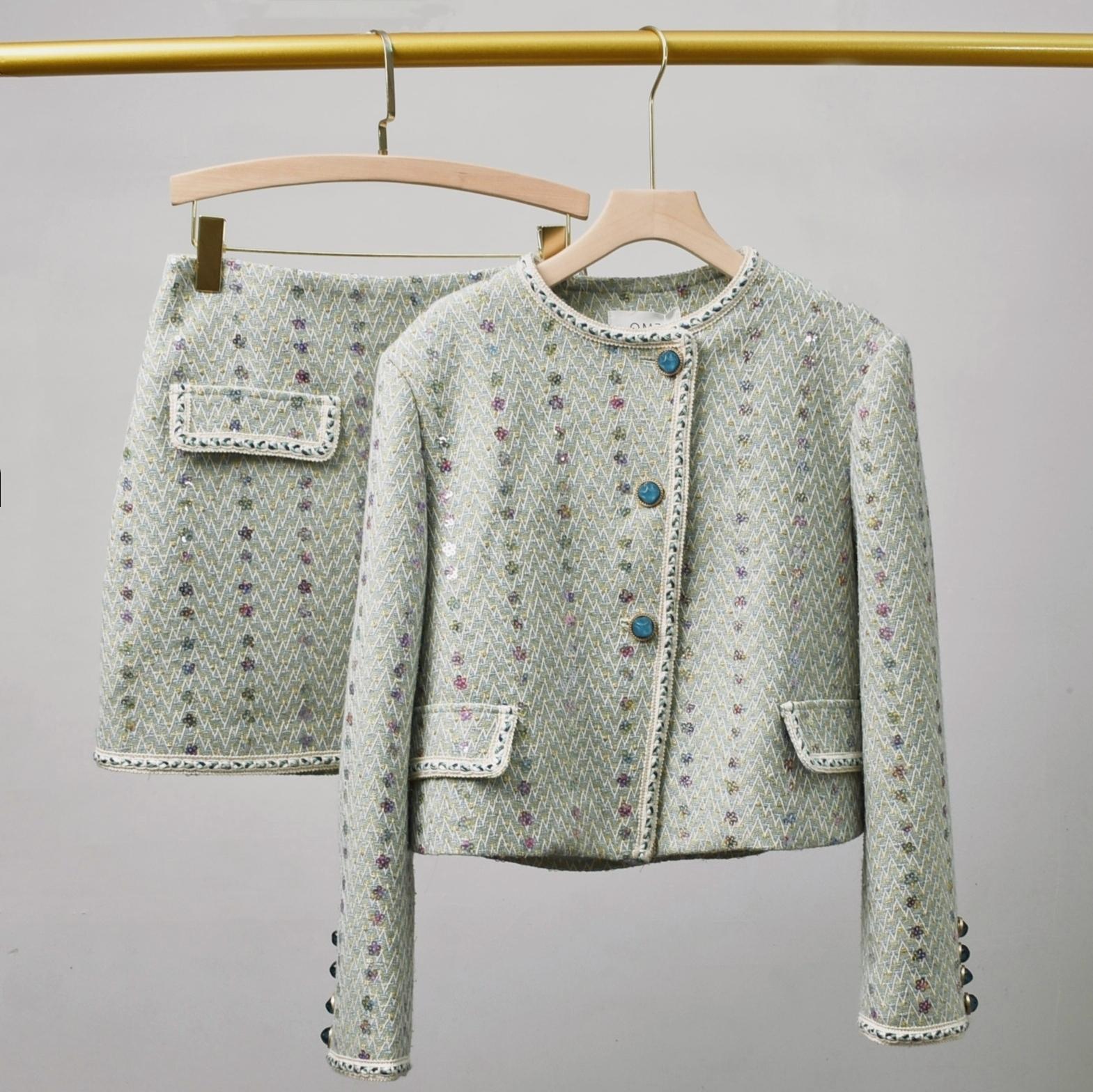 Winter Clothing Line - Kadınlar Zarif Tüvit Lüks Takım Elbise