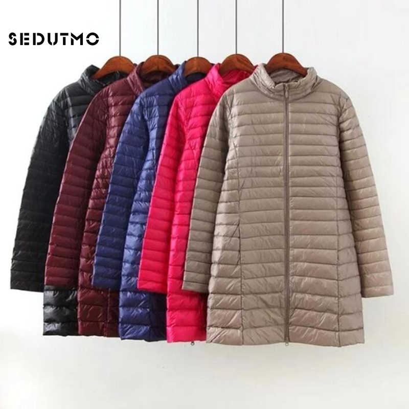 Puffer Jacket Women Down - SEDUTMO Kış Aşağı Ceketler Kadın Uzun